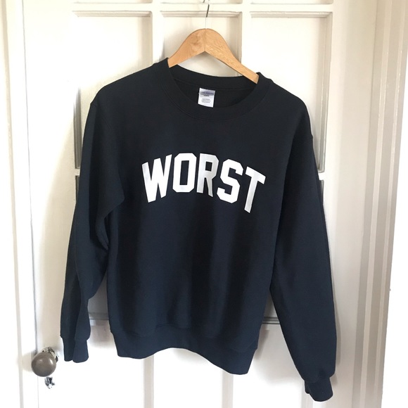 Gildan Tops - “Worst” Gildan crew neck Sweatshirt